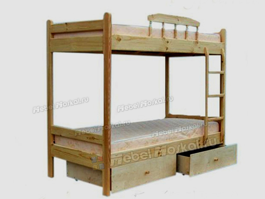 Двухъярусная кровать Буратино