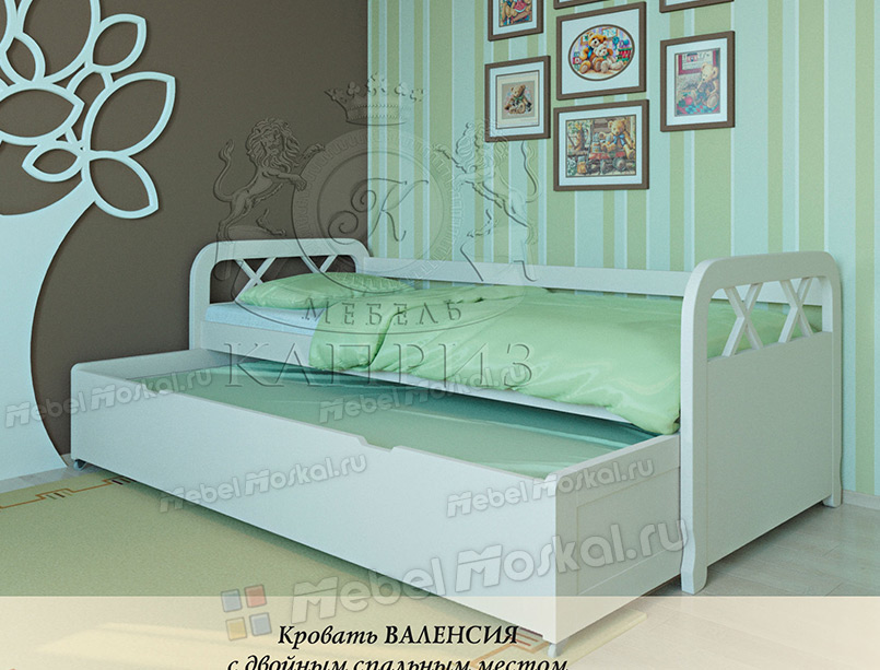 Кровать Валенсия с выдвижным спальным местом